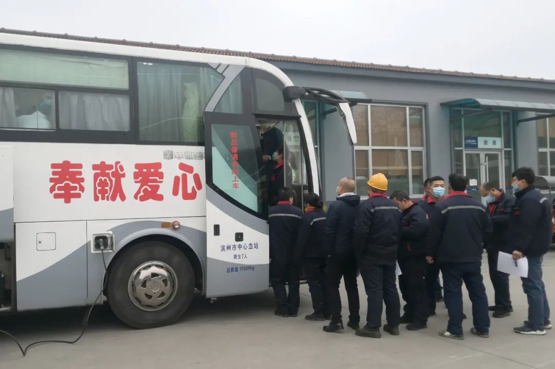 擼起袖子為生命“加油”！山東匯鑫開展無償獻血活動
